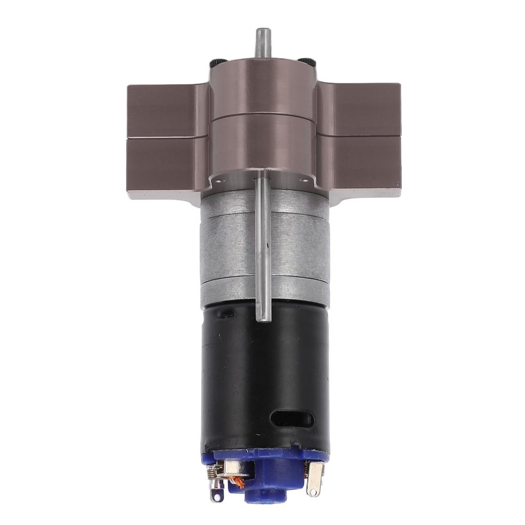 RC Gearbox Metal Speed Change Gear Box with 370 Motor for WPL C14 1/16 RC Military TruckTitanium Color