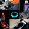 Car Cup Holder Mat USB Car Cup Coaster with LED Light Intelligent Sensor Vehicle Cup Holder Insert Coaster with Colors Changing