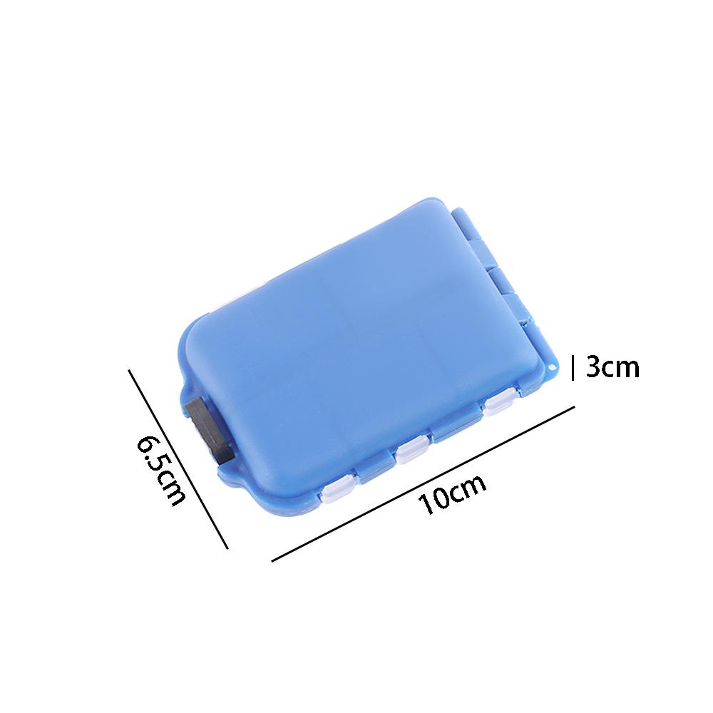 Plastic Square Accessory Lure Container Fishhook Box Bait Storage Case Fishing Tackle Boxes