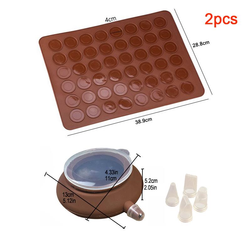 48/30 Löcher Antihaft Silikon Macaron Macaroon Gebäck Ofen Backform Blattmatte DIY Form Nützliche Werkzeuge Kuchen Backgeschirr Kuchenform