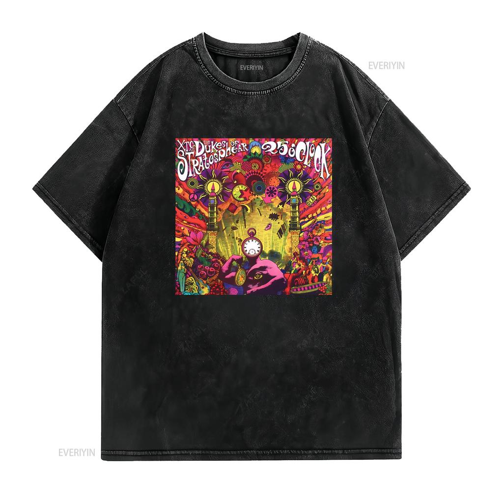 NWT 6679 The Dukes of Stratosphear T Shirt Size S 5XL Vintage Washed Top For Everyday Wear Soft Unisex Casual Comfortable