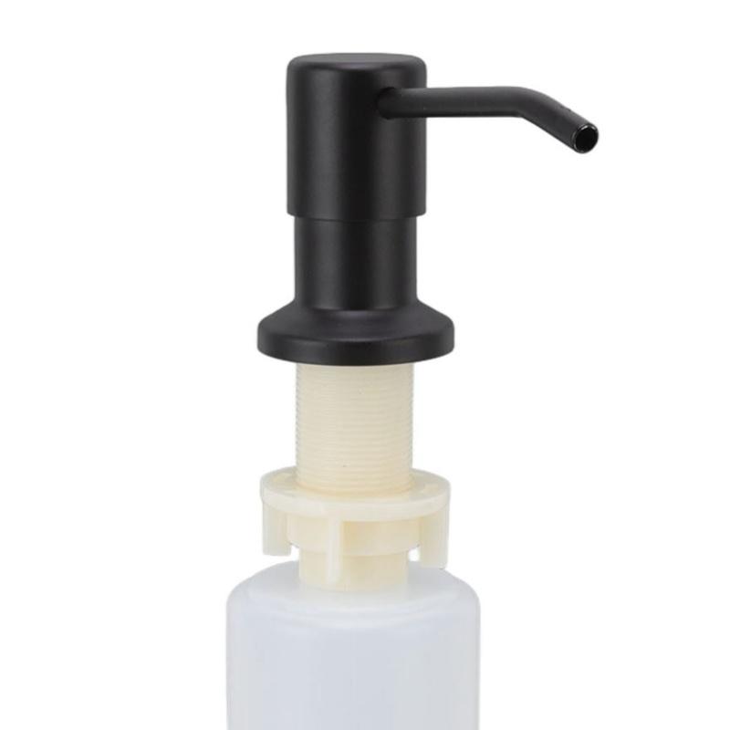 300ml Kitchen Sink Soap Dispenser Stainless Steel 360° Rotation Multifunctional Soap Dispenser For Kitchen