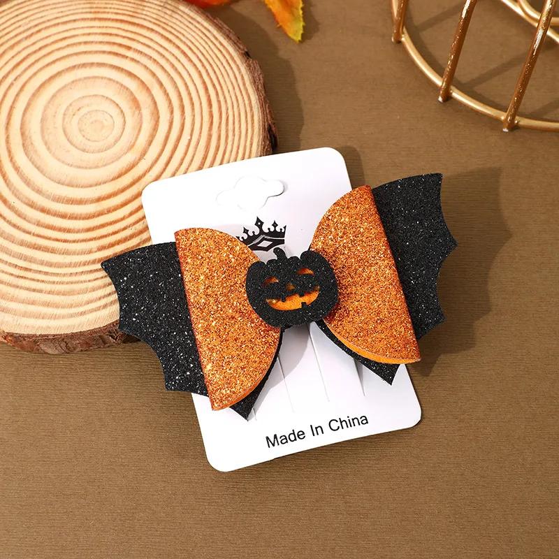 New Halloween Hairpin Ghost Festival Party Festive Atmosphere Dress Up Bow Props Ghost Festival Hairpin Headwear Hair Clip