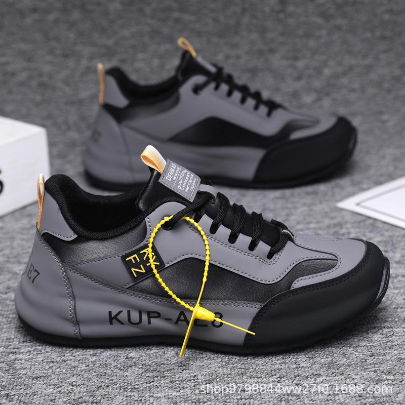 

Men s shoes 2025 autumn new men s sports casual shoes breathable fashion versatile running shoes heightening dad shoes men 44 сірий колір