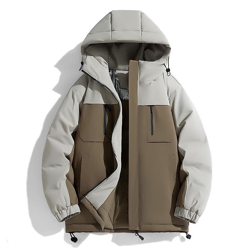 New Couples' Fashion Brand Windproof and Warm Cotton Jacket Men's Thickened Cotton Jacket Outdoor Jacket