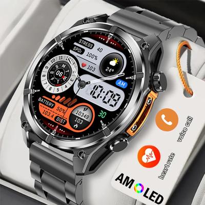 New Smart Watch 466*466 1.43 AMOLED Full Touch Screen IP68 Waterproof GPS 400mAh High Battery Compass 170+ Sports Modes For Men