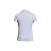 Under Armour Solid Color Casual Slim Fit Polo Shirt Women tops Light-Blue Purple 1383612-539