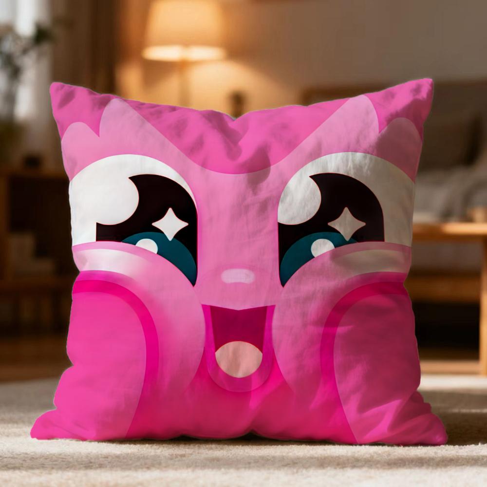 Popular D-DDuolingo Cushion Cover Soft Washable Pillow Case Multi-Scene for Couch Bed Travel Office Use