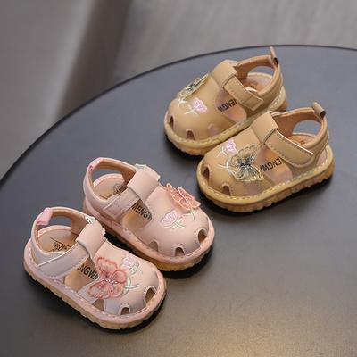 Baby's Called Shoes Summer New for Baby Girls Sandals Soft Soled Baby Shoe Anti Slip Girl Leather Shoe Versatile Princess Shoes