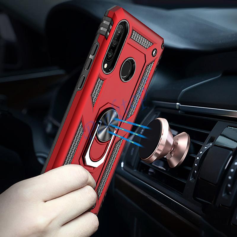 Shockproof Armor Phone Case for Huawei Honor 50 8a 9a 8s 9s 10 20 P40 P30 P20 Mate 20 30 40 Pro Lite Magnetic Car Holder Cover