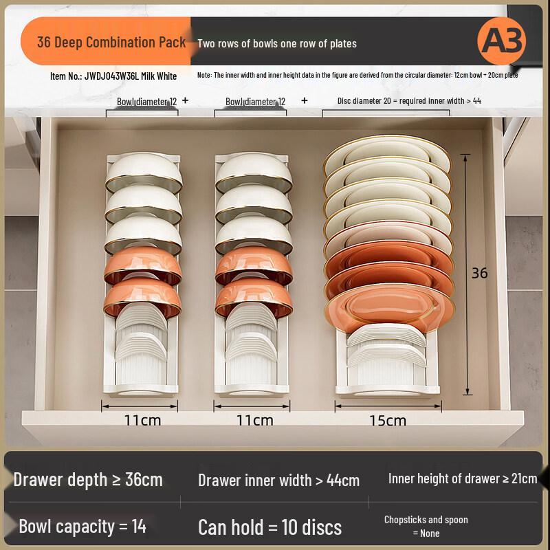 Qiwei Kitchen Dish Drying and Storage Rack