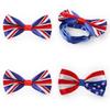 Stilvolle Union Jack USA Flagge Seidenfliege für Kostüme