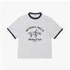Sporty   Rich Women S Ringer Tee Club Riding Bh To07364255gy18