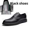 British Pointed Toe Mens Dress Shoes Fashion Casual Leather Shoes Black Big Size Formal Shoes