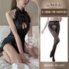 Sexy Underwear Retro Open-cut Cheongsam Buckle Perspective Free of Passion Clothes Slit Hot Uniform Temptation