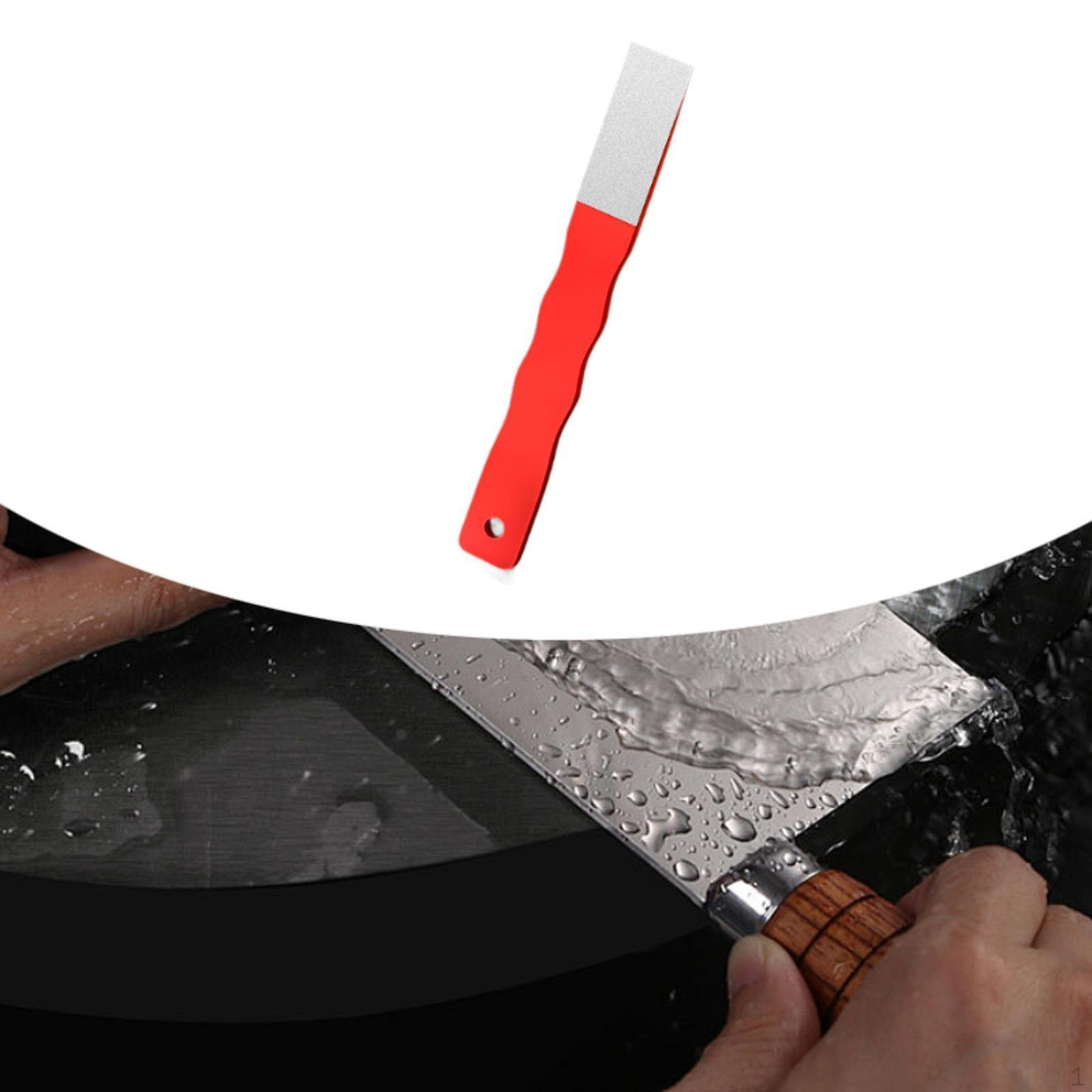 

Інструмент для відкривання леза ножа 220 гритів Точильний камінь Пилка для полювання Газонокосарка Сокира-колун червоний