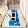 Retro Cassette Tape Design Carpet suitable as a non-slip mat for the living room or bedroom sofa