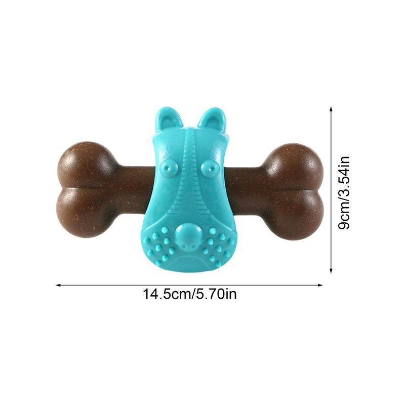 Brinquedos para Cães para Roedores Agressivos Osso para Filhotes Treinador de Roer Calmante Alimentador Lento Estimulação de Roer Interativa Enriquecimento Para