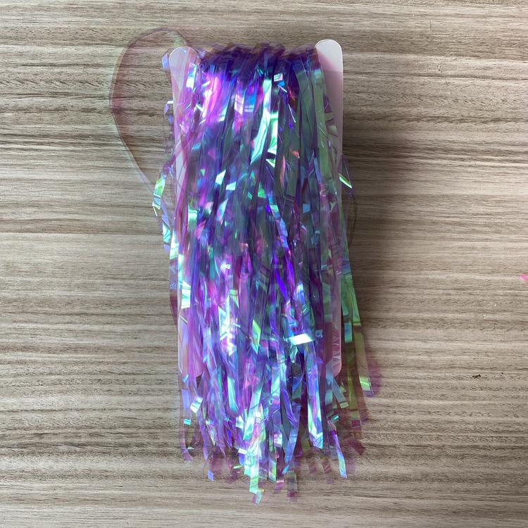 Colorful Candy Rain Silk Curtain - 1x2m Transparent Backdrop for Christmas, Halloween, Birthday, Stage & Event Decor