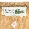 CHEMISE LACOSTE Wool Vintage Long sleeve V neck sweater 3 Brown knit Women Used