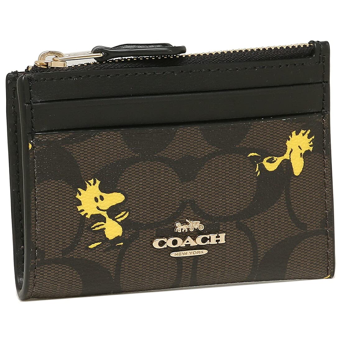 

Outlet Coin Case Pass Case Signature Snoopy Collaboration Brown Black Ladies C4594 IMOSN [Coach] [Item]