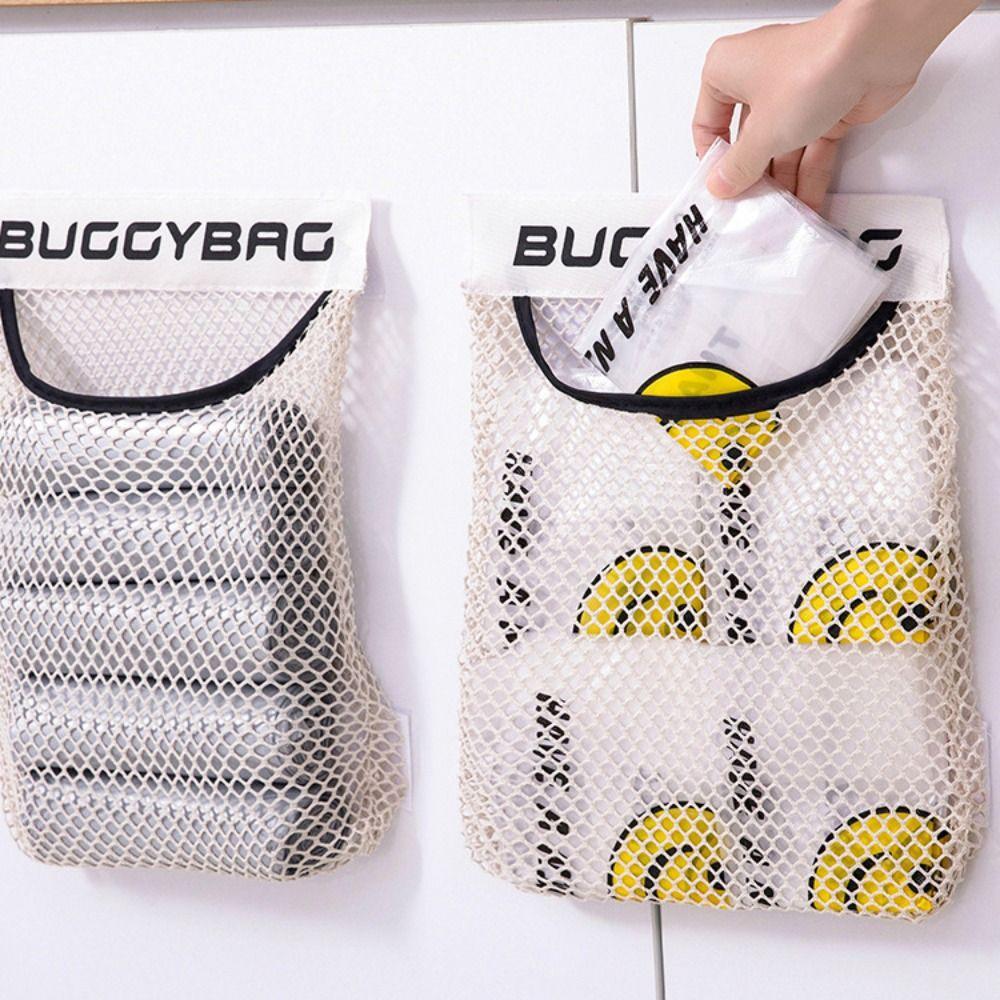 

Настенная подвесная сетчатая сумка Многоразовый сетчатый карман Новая сетчатая сумка для хранения