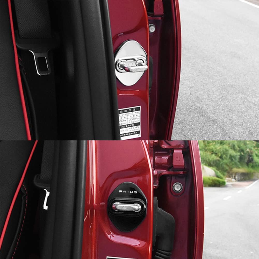 Prius Car Door Lock Cover Protector Accessory Compatible Toyota New Prius ZVW60 ZVW65 MXWH60