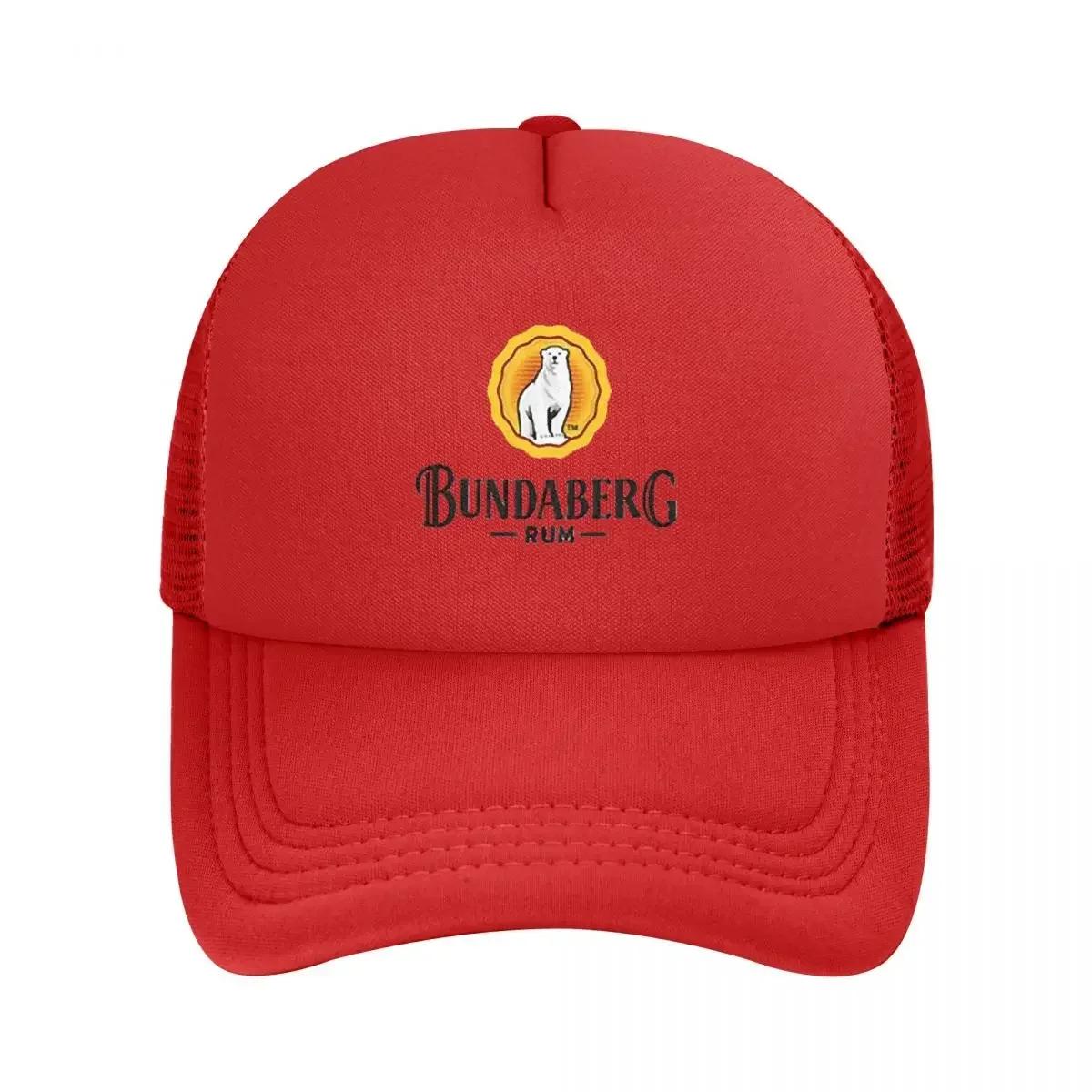 Bundaberg Rum Mesh Baseball Caps Snapback Fashion Baseball Hats Breathable Casual Casquette Outdoor Unisex One Size