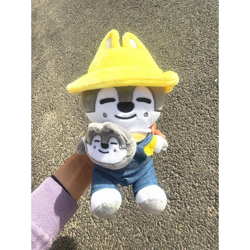 

FELIX Plush Toys Dwaekki Seoul FM Wolf Chan Stuffed Animal Plushies Doll 20x15cm