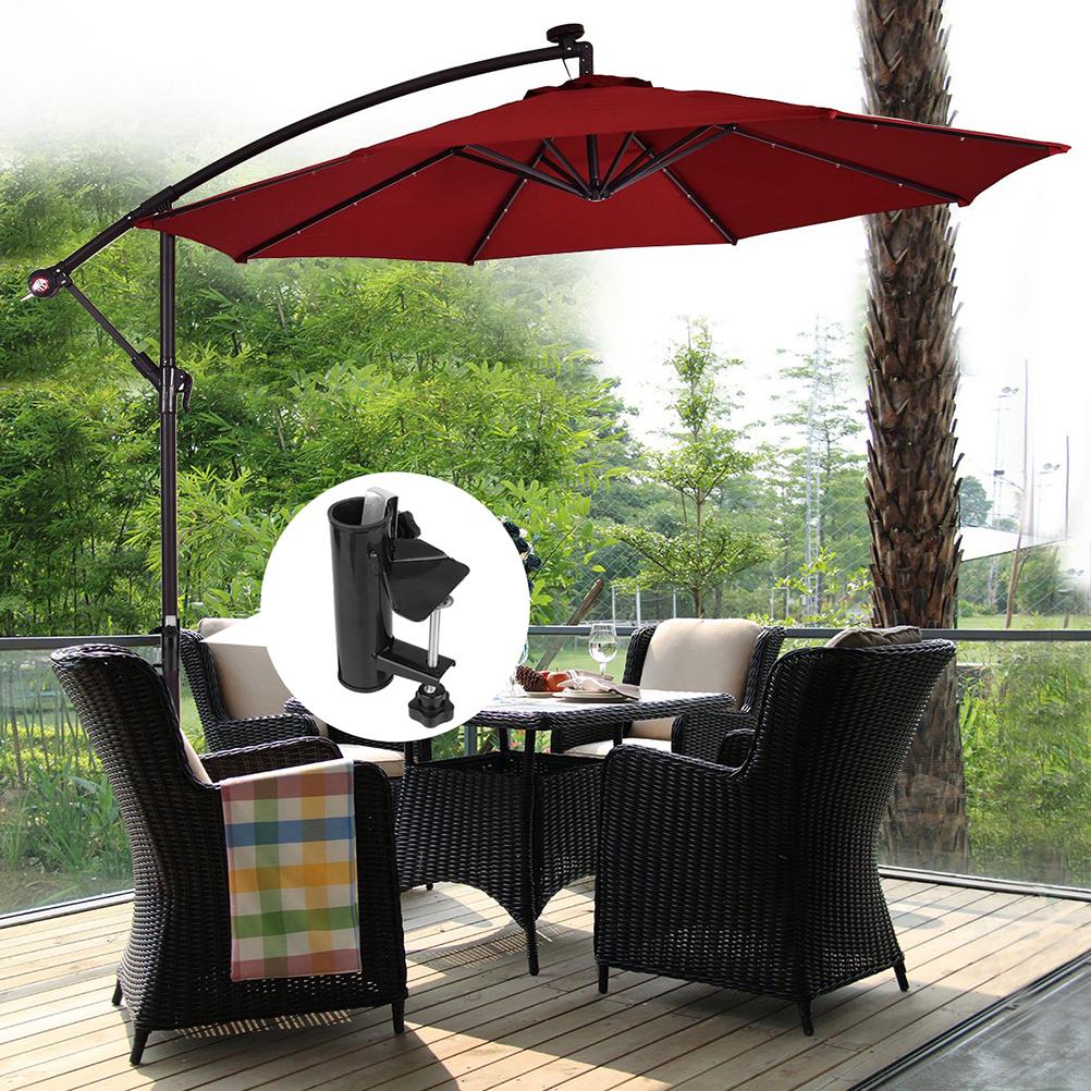 Outdoor Patio Umbrella Clamp Beach Umbrella Holder Regular Size Universal Fit