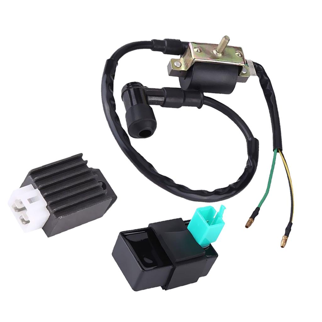JZK Zündschlüssel Set, Vebindet 4 Daht Wheele Quad Pin Fü 50 Cc