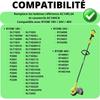 Ryobi Trimmer Spool - AC14RL3A - Ø 1.65mm - L 3.35m - Pack of 6 + 1 Cover