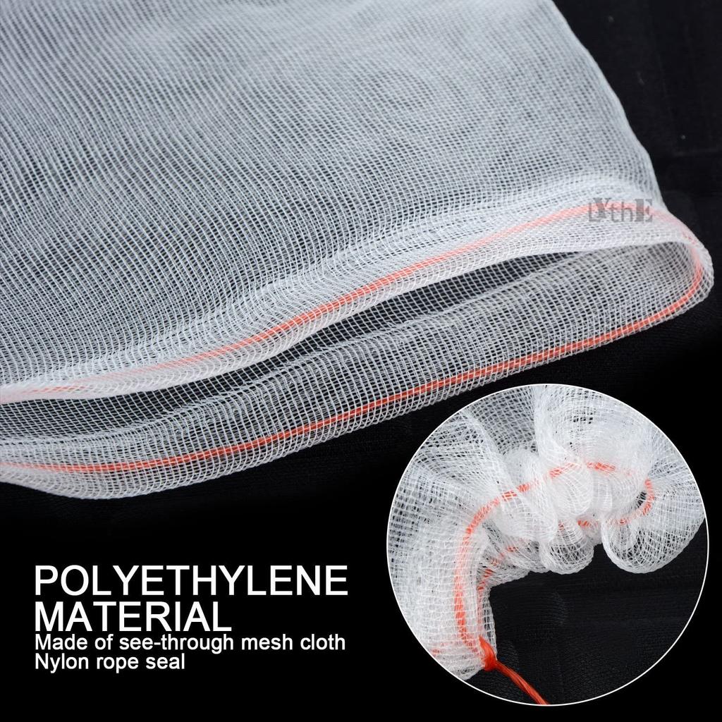 50pcs Reusable Garden Plant Fruit Protection Bags for Grapes Trees Insects Mosquito Bug Plant Covers Bag Flower Mesh Netting Bag