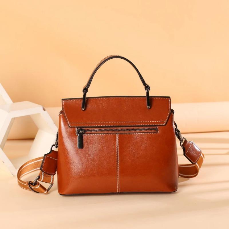 Dámská kabelka z pravé kůže, jarní a letní, ruční, přes jedno rameno, crossbody, velká kapacita, módní a všestranná