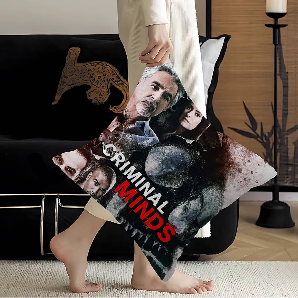 Criminal M-Minds Cushion Cover Inches Farmhouse Decor Home Throw Pillow Covers For Couch Decorations