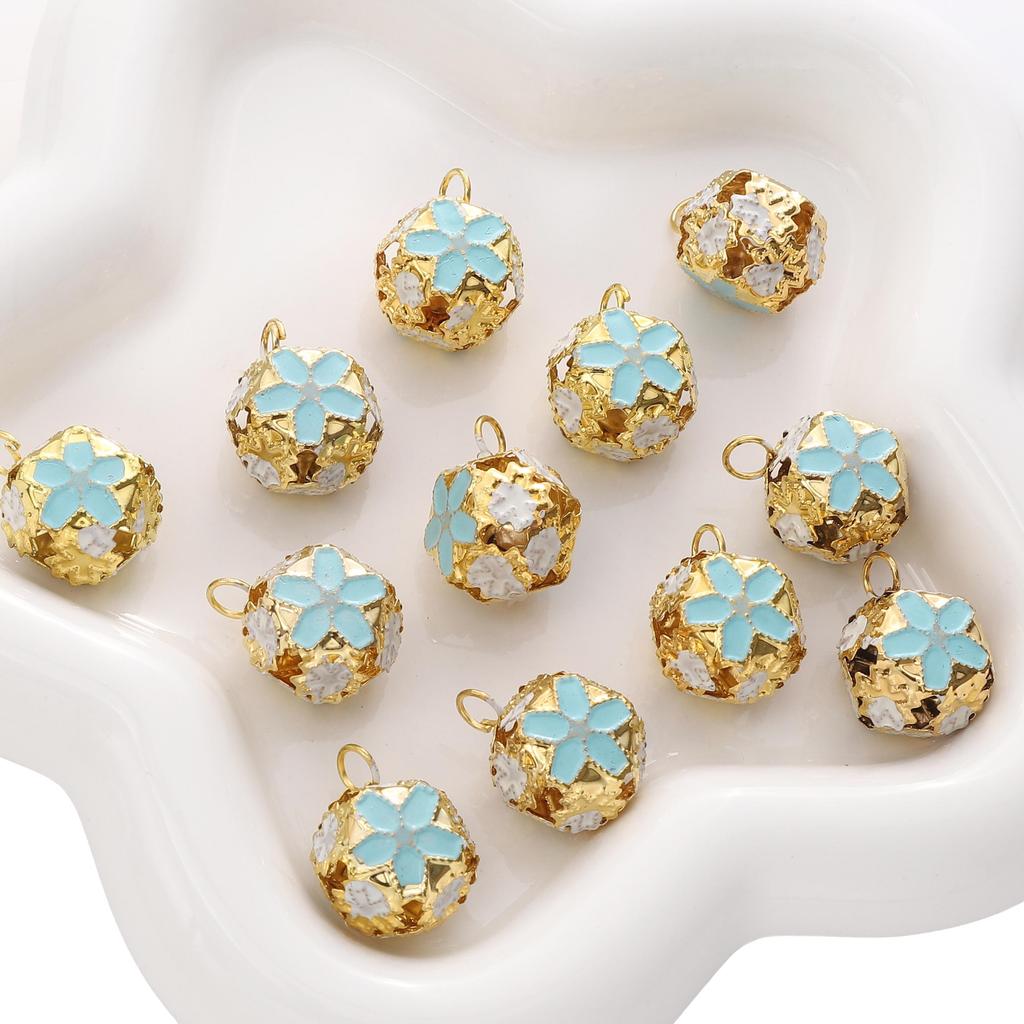 5-50Pcs Iron Colorful Bell For DIY Bracelet Necklace Keychain Accessories