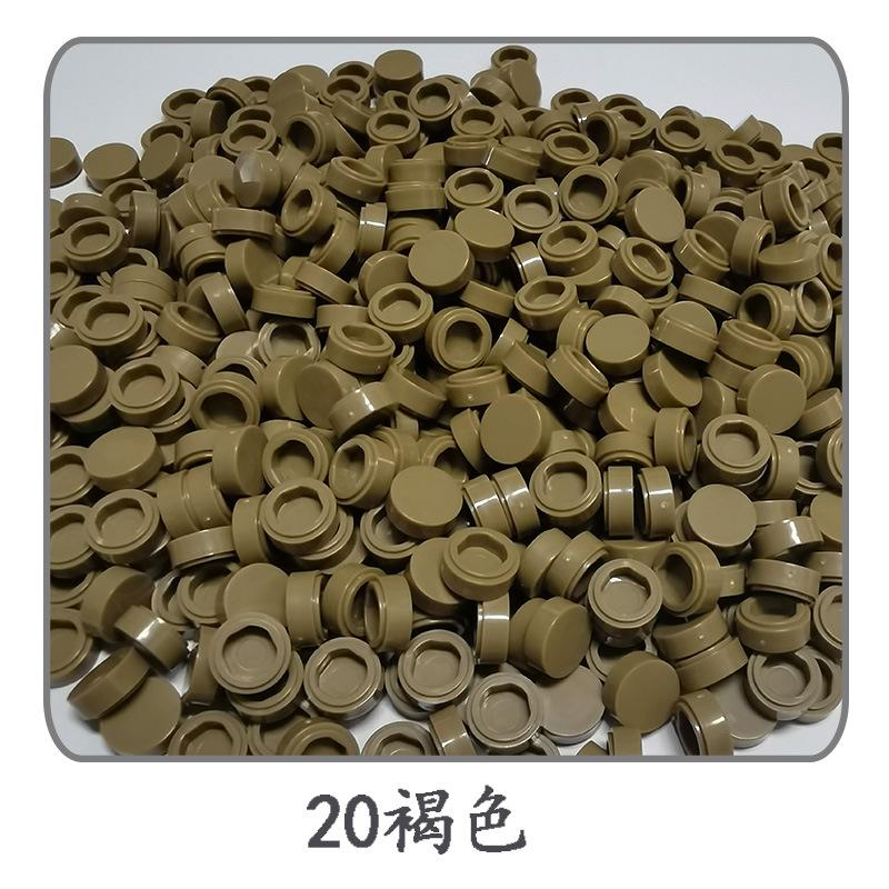 1000 stuks/partij Tegel 1x1 Rond 98138 Speciaal Blok Bouwsteen Kleine Deeltjes Stenen Onderdelen Compatibel met 98138 LOGO Speelgoed