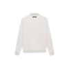 Fear of God Essentials Fw21 Embroidered Logo Solid Long Sleeve Polo Unisex Tops Light-Oatmeal FOG-FW21-140