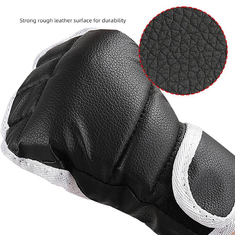 Durable Taekwondo Gloves Adjustable Half Mitts Accessories Boxing Training Gloves