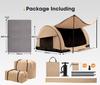 Rainproof Inflatable Tunnel Tent for 3-5 People with Spacious Design