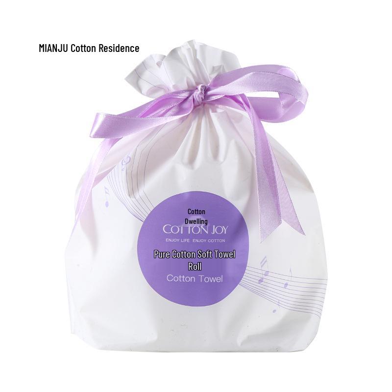 Pure Cotton Pearl Dot Facial Towel Roll for Deep Cleansing & Makeup Removal