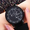 Unisex Watch Fashion Creative Interesting Mathematical Formula Dial Quartz Wristwatches Women Gilrs Ladies Students Watches