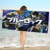 Japan Cartoon Anime B-Blue L-Lock Big Microfiber Beach Towels Quick Dry Sand Beach Towels Pool Towel for Travel Swim Pool Yoga