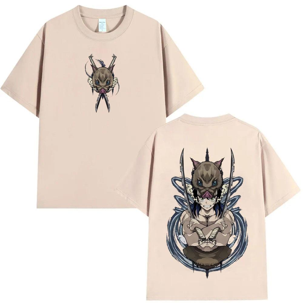 

Anime Demon Slayer Hashibira Inosuke Graphic T Shirts Unisex Women Casual Short Sleeve Tshirts Unisexs Fashion Streetwear 4XL