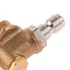 High Pressure Car Washer 1/4" Quick Connect Rotary Coupler Adjustable Adapter with 5 Spray Nozzles Copper Connection