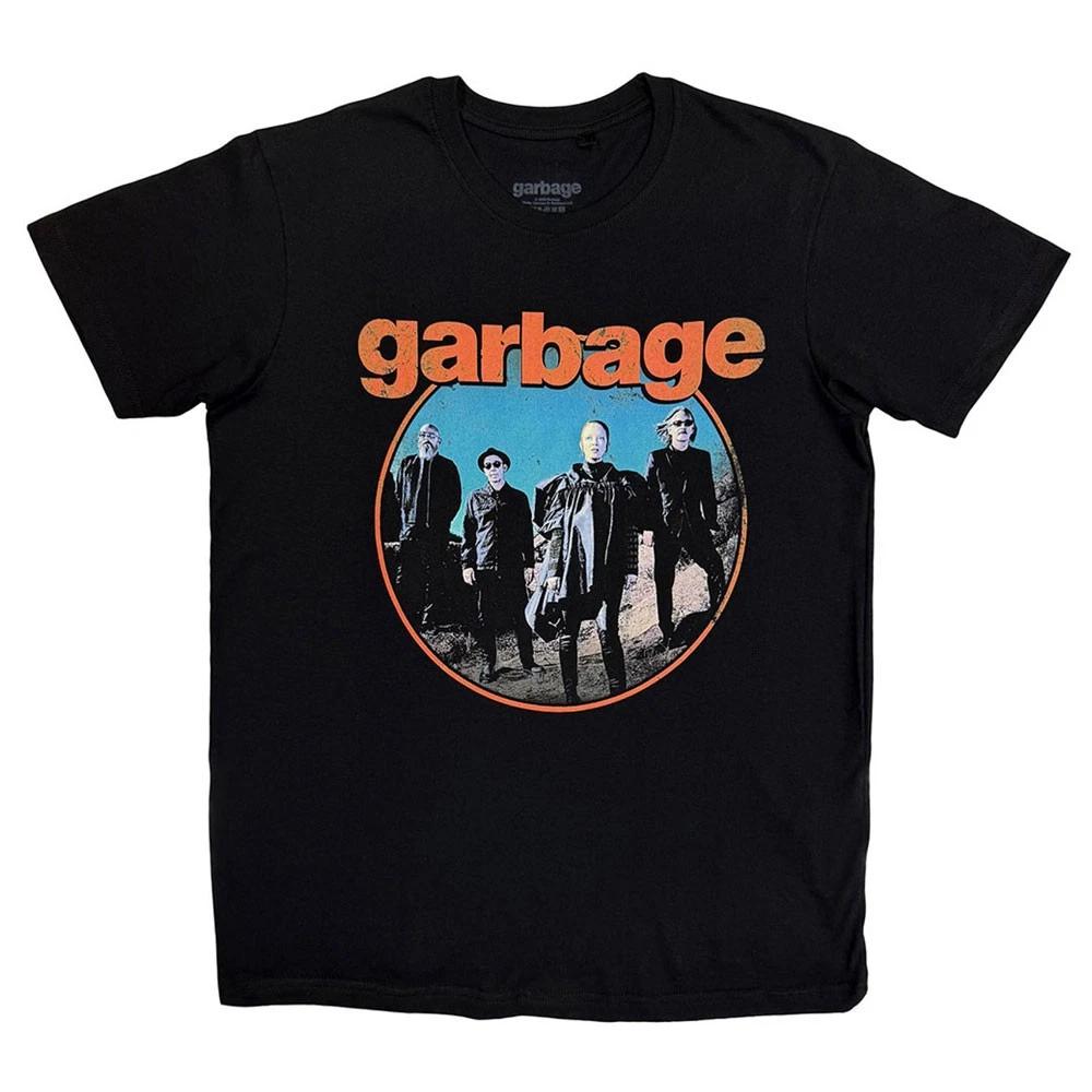 Rock Off officially licensed products Garbage Band Circle Logo T Shirt XL Black 2XL