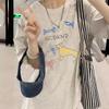 Plus Size Gray Short-Sleeve T-Shirt for Women - Summer Design, Loose Fit