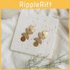 Fashion Brass Oval Hoop Earrings With Electroplated Finish For Womens Stylish Office Wear