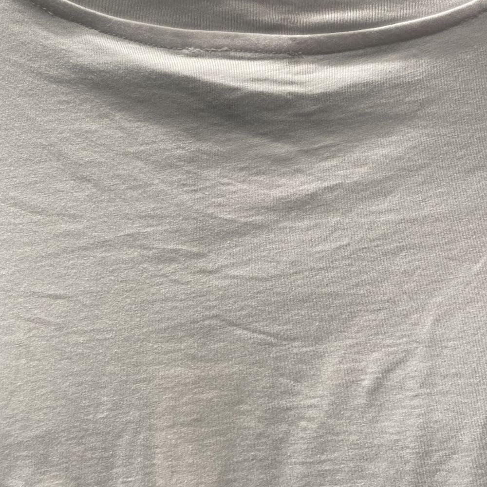 Versace Letter Logo Embroidered Crew Neck Pullover Straight Fit Short Sleeve T-Shirt Men T-shirts White 1014427-1A10254-2WM30