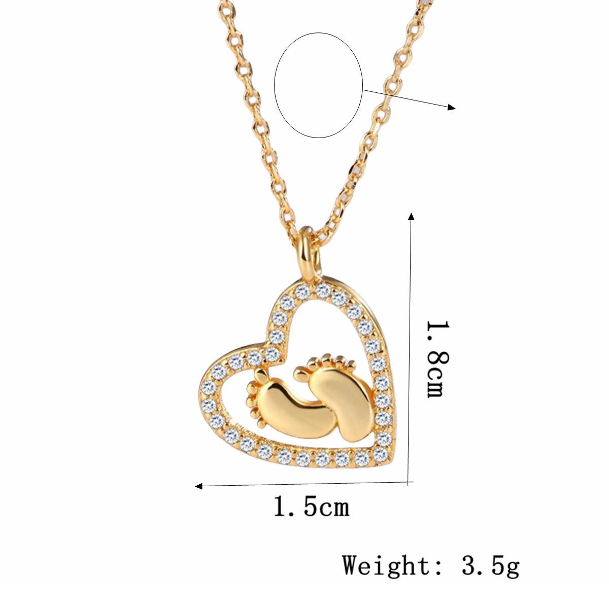 

Ожерелье ко Дню святого Валентина в виде сердца с цветовой блокировкой: Следы Любви